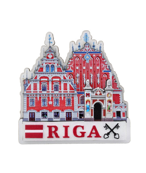 Ledusskapja magnēts Rīga Melngalvju nams